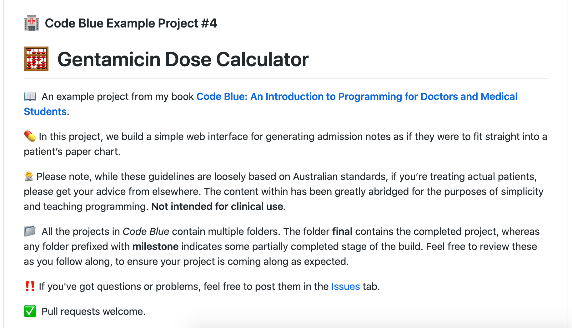 Example of the lecture material and generated test